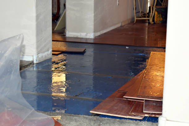 Professional Water Damage technician working in North Providence, RI